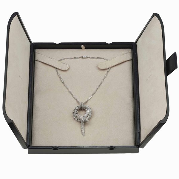 Bulgari. Girocollo 'Serpenti' con diamanti per ct 15.50  - Asta Fine Jewels - Associazione Nazionale - Case d'Asta italiane