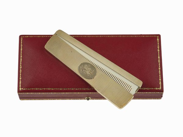 Cartier London. Pettine con custodia  - Asta Fine Jewels - Associazione Nazionale - Case d'Asta italiane