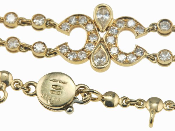 Cartier. Girocollo con diamanti  - Asta Fine Jewels - Associazione Nazionale - Case d'Asta italiane