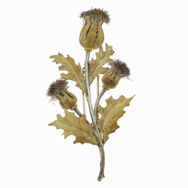 M. Buccellati. Spilla cardo  - Asta Fine Jewels - Associazione Nazionale - Case d'Asta italiane