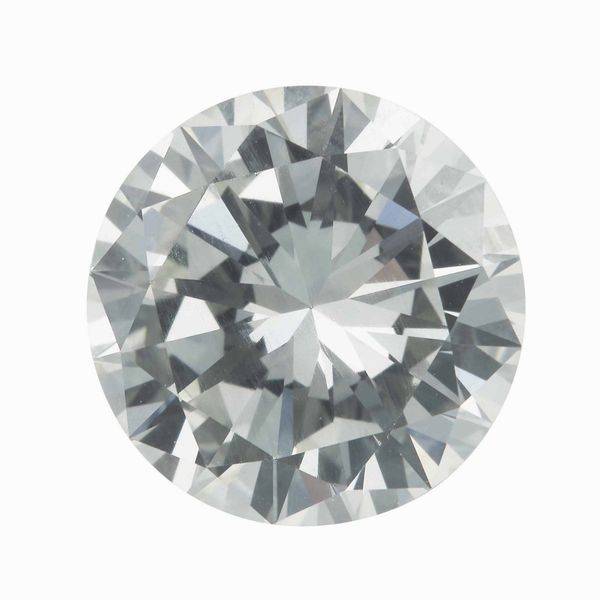 Diamante taglio brillante di ct 4.04, colore L, caratteristiche interne VS1, fluorescenza UV debole azzurra  - Asta Fine Jewels - Associazione Nazionale - Case d'Asta italiane