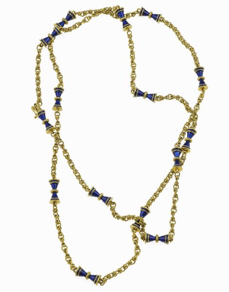 Catena con smalti  - Asta Fine Jewels - Associazione Nazionale - Case d'Asta italiane