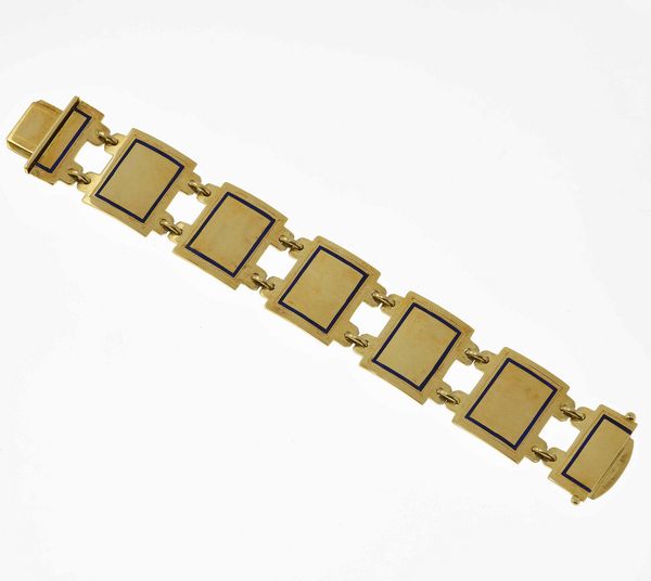 Bracciale con smalto  - Asta Fine Jewels - Associazione Nazionale - Case d'Asta italiane