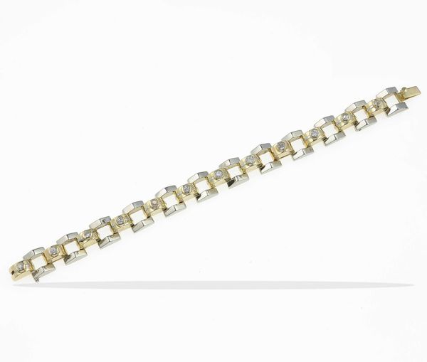 Bracciale con diamanti  - Asta Fine Jewels - Associazione Nazionale - Case d'Asta italiane