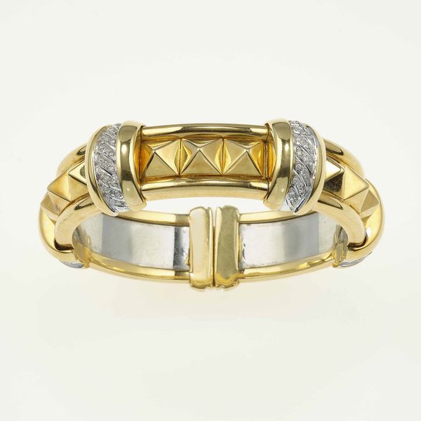 Bracciale con diamanti  - Asta Fine Jewels - Associazione Nazionale - Case d'Asta italiane