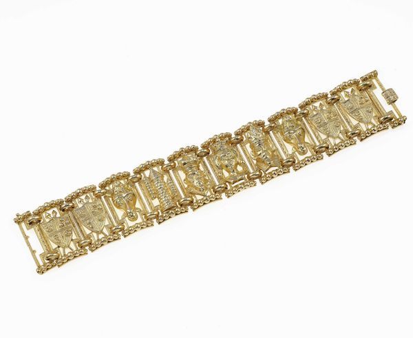 Bracciale scacchi  - Asta Fine Jewels - Associazione Nazionale - Case d'Asta italiane