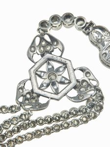 Cartier. Girocollo con perla naturale e diamanti  - Asta Fine Jewels - Associazione Nazionale - Case d'Asta italiane
