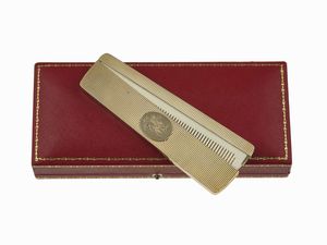 Cartier London. Pettine con custodia  - Asta Fine Jewels - Associazione Nazionale - Case d'Asta italiane