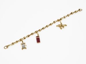 Cartier. Bracciale con charms  - Asta Fine Jewels - Associazione Nazionale - Case d'Asta italiane