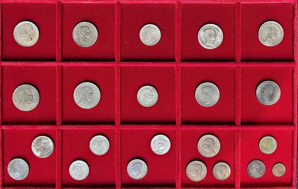REGNO D'ITALIA. Lotto di 22 monete.  - Asta Numismatica - Associazione Nazionale - Case d'Asta italiane