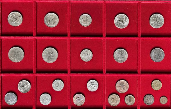 REGNO D'ITALIA. Lotto di 22 monete.  - Asta Numismatica - Associazione Nazionale - Case d'Asta italiane