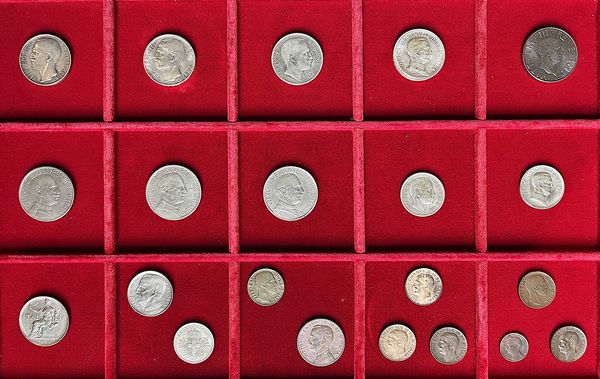 REGNO D'ITALIA. Lotto di 21 monete.  - Asta Numismatica - Associazione Nazionale - Case d'Asta italiane