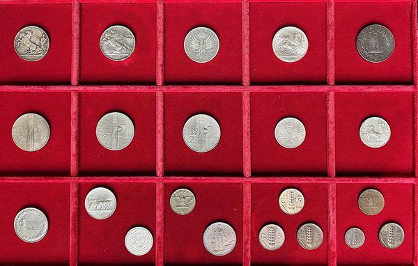REGNO D'ITALIA. Lotto di 21 monete.  - Asta Numismatica - Associazione Nazionale - Case d'Asta italiane