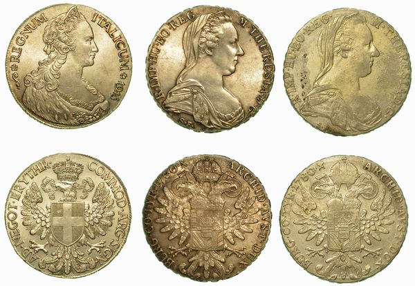 COLONIA ERITREA. Lotto di tre monete.  - Asta Numismatica - Associazione Nazionale - Case d'Asta italiane