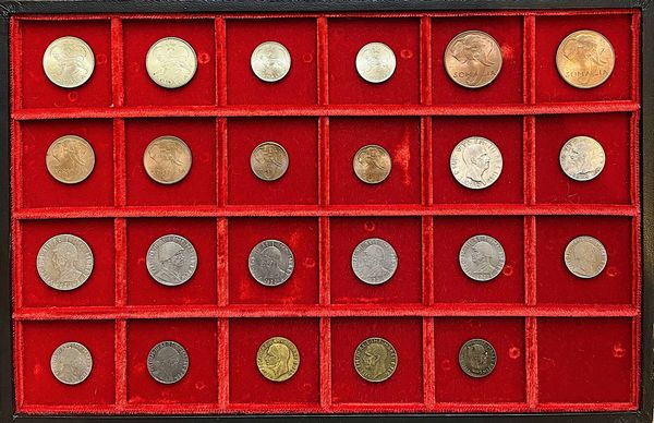 REGNO D'ITALIA (COLONIA D'ALBANIA) E REPUBBLICA ITALIANA (AFIS). Lotto di 23 monete.  - Asta Numismatica - Associazione Nazionale - Case d'Asta italiane