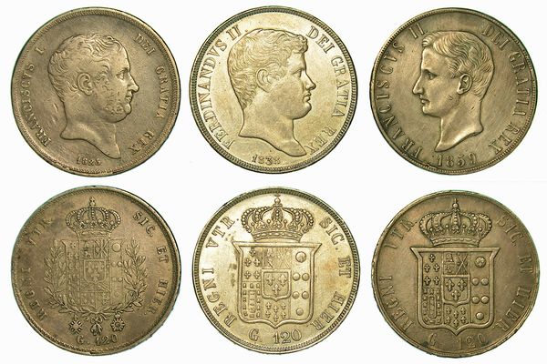 NAPOLI. Lotto di tre monete.  - Asta Numismatica - Associazione Nazionale - Case d'Asta italiane