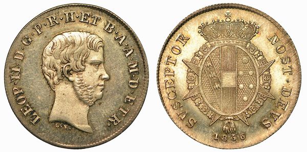 FIRENZE. LEOPOLDO II DI LORENA, 1824-1859. Paolo 1856 (II serie).  - Asta Numismatica - Associazione Nazionale - Case d'Asta italiane
