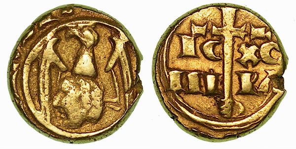 MESSINA. MANFREDI DI SVEVIA, 1258-1266. Multiplo di Tar.  - Asta Numismatica - Associazione Nazionale - Case d'Asta italiane