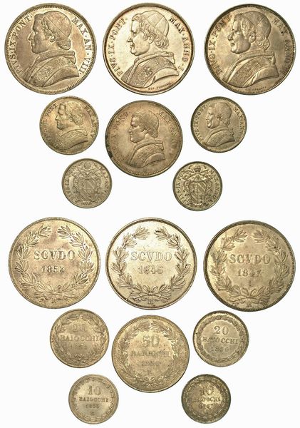 Lotto di otto monete.  - Asta Numismatica - Associazione Nazionale - Case d'Asta italiane