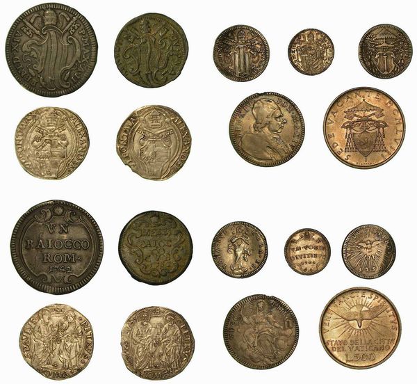 Lotto di nove monete.  - Asta Numismatica - Associazione Nazionale - Case d'Asta italiane