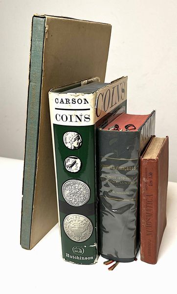 Lotto di quattro libri.  - Asta Numismatica - Associazione Nazionale - Case d'Asta italiane