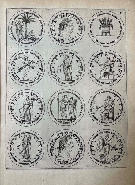 DE BIE J. Imperatorum Romanorum a Iulio Caesare ad Heraclium Numismata Aurea, Excell.mi nuper dum viveret Carolis ducis Croii et Arschotani & co.  - Asta Numismatica - Associazione Nazionale - Case d'Asta italiane