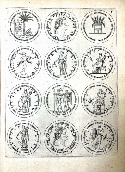 DE BIE J. Imperatorum Romanorum a Iulio Caesare ad Heraclium Numismata Aurea, Excell.mi nuper dum viveret Carolis ducis Croii et Arschotani & co.  - Asta Numismatica - Associazione Nazionale - Case d'Asta italiane