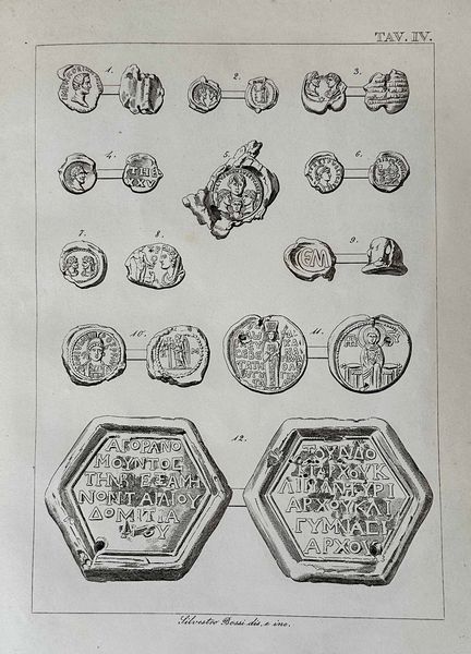 GARRUCCI R. I piombi antichi raccolti dall'eminentissimo principe il Cardinale Lodovico Altieri.  - Asta Numismatica - Associazione Nazionale - Case d'Asta italiane