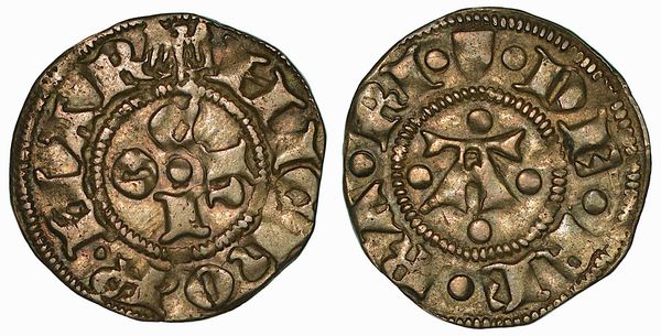 FERRARA. NICCOLO' II D'ESTE, 1361-1388. Marchesino.  - Asta Numismatica - Associazione Nazionale - Case d'Asta italiane