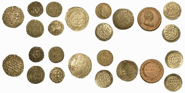 MILANO. Lotto di dodici monete.  - Asta Numismatica - Associazione Nazionale - Case d'Asta italiane