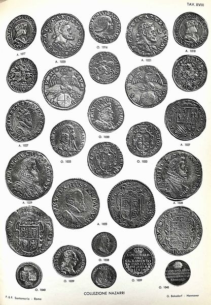 Lotto di otto cataloghi.  - Asta Numismatica - Associazione Nazionale - Case d'Asta italiane