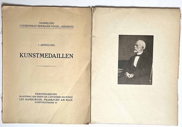 HAMBURGER L. Sammlung VOGEL Kunstmedaillen.  - Asta Numismatica - Associazione Nazionale - Case d'Asta italiane
