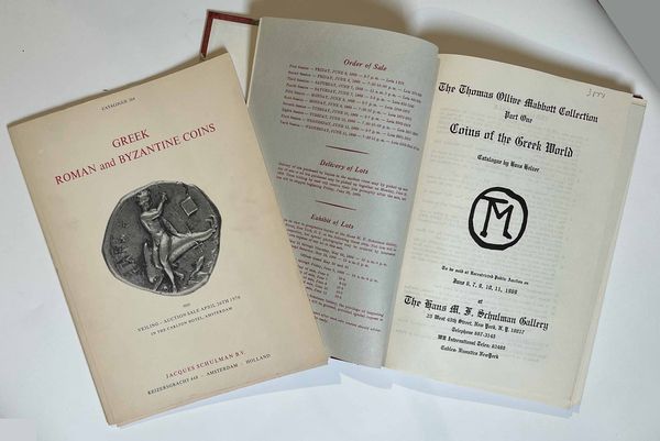 SCHULMAN H.M.F. Lotto di due cataloghi.  - Asta Numismatica - Associazione Nazionale - Case d'Asta italiane