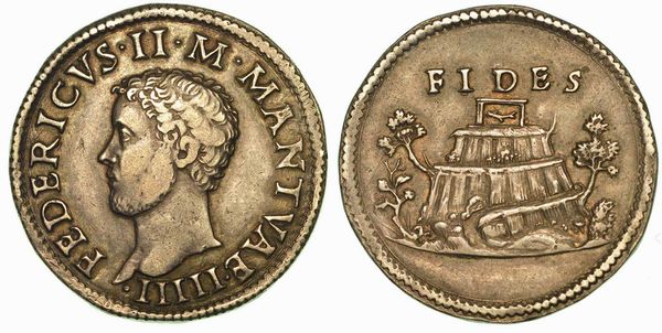 MANTOVA. FEDERICO II GONZAGA, 1519-1540. Testone.  - Asta Numismatica - Associazione Nazionale - Case d'Asta italiane