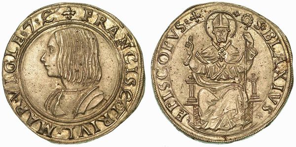 ROVEREDO. GIAN FRANCESCO TRIVULZIO, 1526-1549. Testone.  - Asta Numismatica - Associazione Nazionale - Case d'Asta italiane