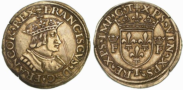 TORINO. FRANCESCO I D'ANGOULEME, 1515-1547. Testone.  - Asta Numismatica - Associazione Nazionale - Case d'Asta italiane