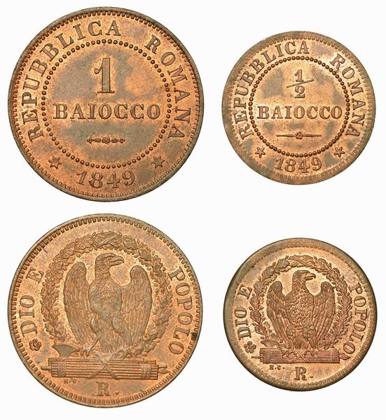 ROMA. Lotto di due monete.  - Asta Numismatica - Associazione Nazionale - Case d'Asta italiane