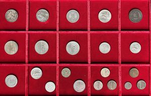 REGNO D'ITALIA. Lotto di 21 monete.  - Asta Numismatica - Associazione Nazionale - Case d'Asta italiane