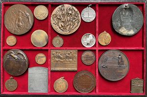 PROSATORI E POETI. Lotto di 35 medaglie.  - Asta Numismatica - Associazione Nazionale - Case d'Asta italiane