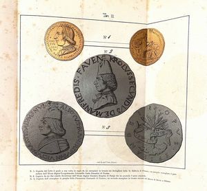 ARGNANI F. Cenni storici sulla zecca sulle monete e medaglie de� Manfredi Signori di Faenza e sul Sigillo del Comune e del Popolo della stessa citt�.  - Asta Numismatica - Associazione Nazionale - Case d'Asta italiane