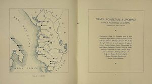 BANCA NAZIONALE D'ALBANIA. BANKA KOMBETARE E SHQIPNIS.  - Asta Numismatica - Associazione Nazionale - Case d'Asta italiane