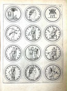 DE BIE J. Imperatorum Romanorum a Iulio Caesare ad Heraclium Numismata Aurea, Excell.mi nuper dum viveret Carolis ducis Croii et Arschotani & co.  - Asta Numismatica - Associazione Nazionale - Case d'Asta italiane