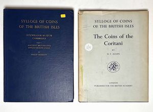 SYLLOGE OF COINS OF THE BRITISH ISLES. Lotto di due libri.  - Asta Numismatica - Associazione Nazionale - Case d'Asta italiane