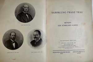 GILHOFER & RANSCHBURG. Sammlung FRANZ TRAU. Munzen der romischer kaiser. Vienna, 22 maggio 1935.  - Asta Numismatica - Associazione Nazionale - Case d'Asta italiane