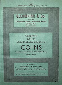 SOTHEBY E GLENDINING. Lotto di 16 cataloghi.  - Asta Numismatica - Associazione Nazionale - Case d'Asta italiane