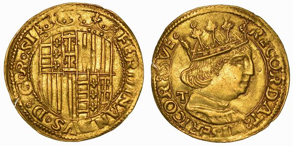 NAPOLI. FERDINANDO I D'ARAGONA, 1458-1494. Ducato. Emissioni dal 1458 al 1462.  - Asta Numismatica | Rinascimento - Associazione Nazionale - Case d'Asta italiane