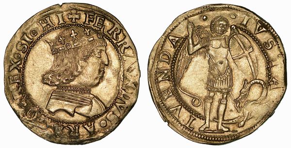 NAPOLI. FERDINANDO I D'ARAGONA, 1458-1494. Coronato.  - Asta Numismatica | Rinascimento - Associazione Nazionale - Case d'Asta italiane