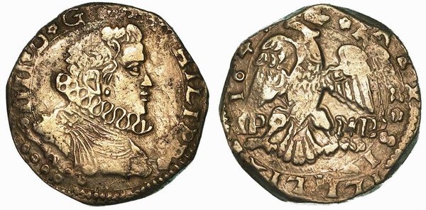 SICILIA. FILIPPO IV D'ASBURGO, 1621-1665. 4 Tar 164(?). Messina.  - Asta Numismatica | Rinascimento - Associazione Nazionale - Case d'Asta italiane