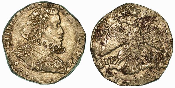 SICILIA. FILIPPO IV D'ASBURGO, 1621-1665. 4 Tarì 1646. Messina.  - Asta Numismatica | Rinascimento - Associazione Nazionale - Case d'Asta italiane