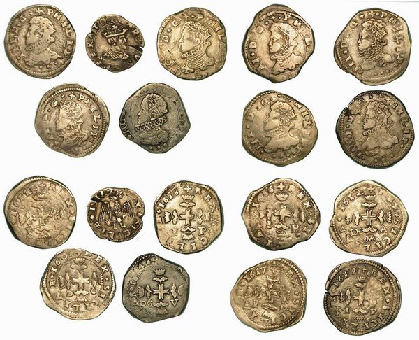 SICILIA. Lotto di nove monete.  - Asta Numismatica | Rinascimento - Associazione Nazionale - Case d'Asta italiane